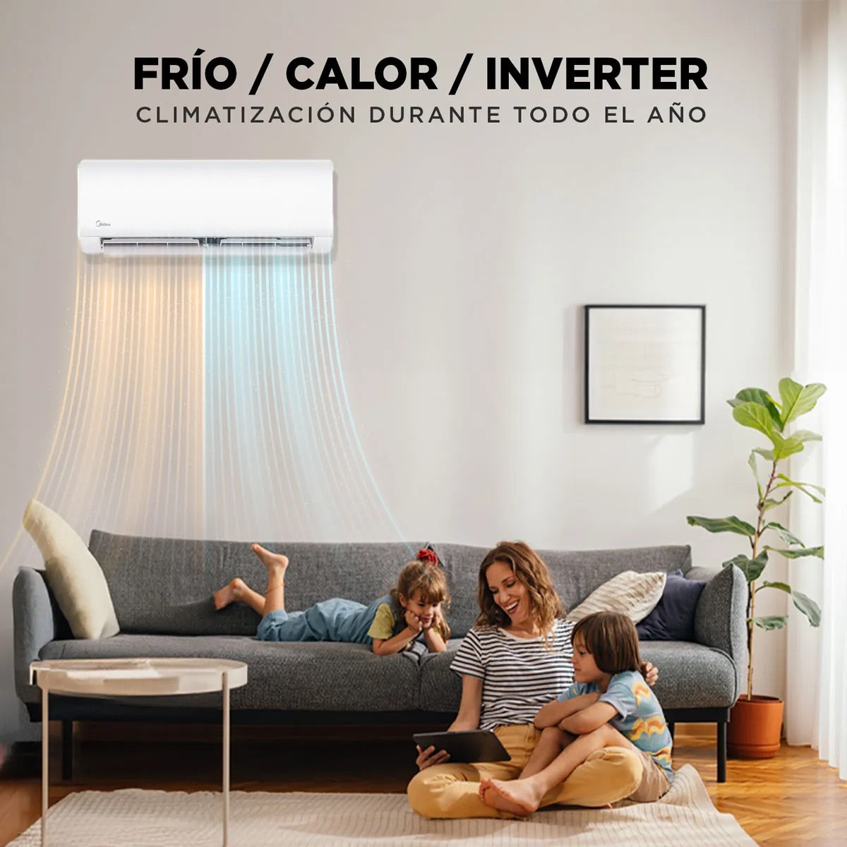 Aire Acondicionado Split Midea Inverter 24000 Btu Xtreme Dura