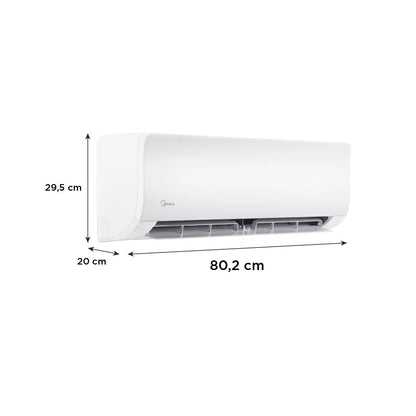 Aire Acondicionado Split Midea Inverter 24000 Btu Xtreme Dura