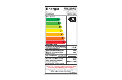 Aire acondicionado Split Pro LG Inverter 12000 Btu DUALCOOL Frio y Calor